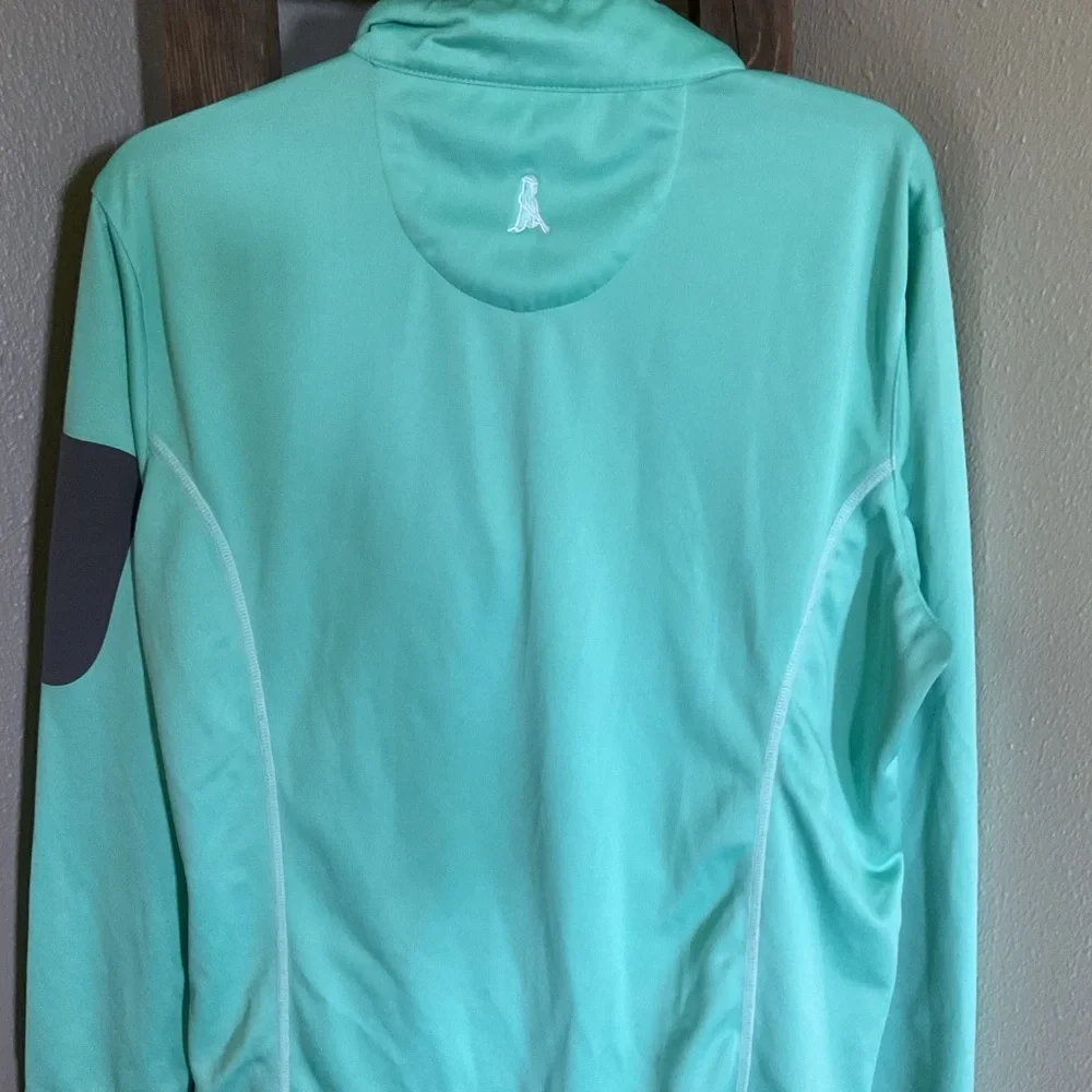 Ping women’s Mint Green Quarter-Zip Pullover size medium - Picture 3 of 4